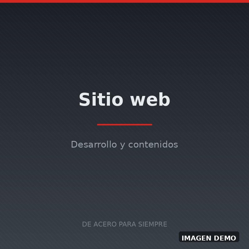 Sitio web y contenidos desarrollados para Acerbrag